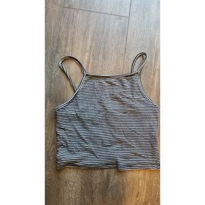 Striped Brandy Melville crop tank